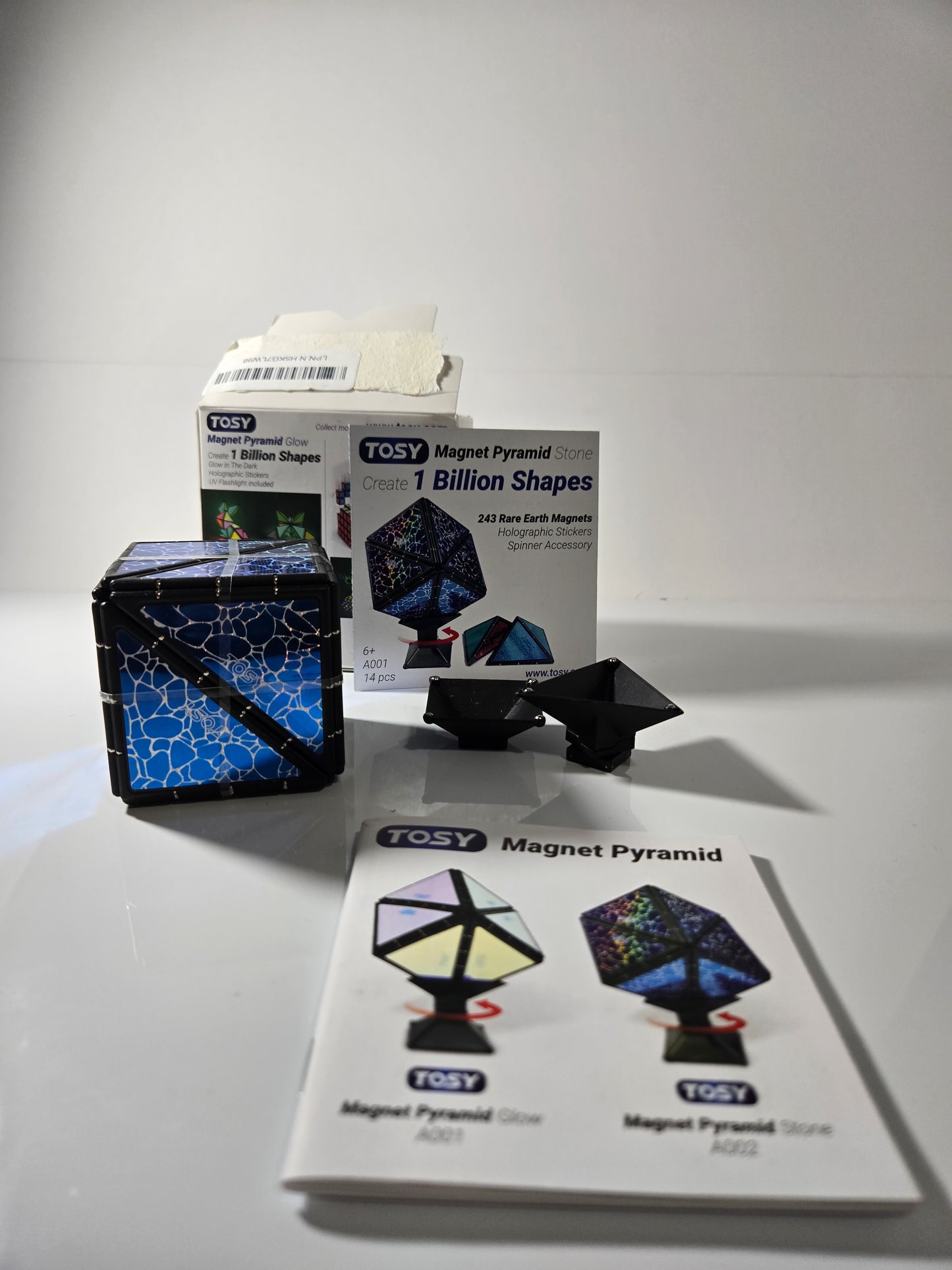 TOSY Magnet Pyramid STEM Toy – Open Box (Box Damaged)